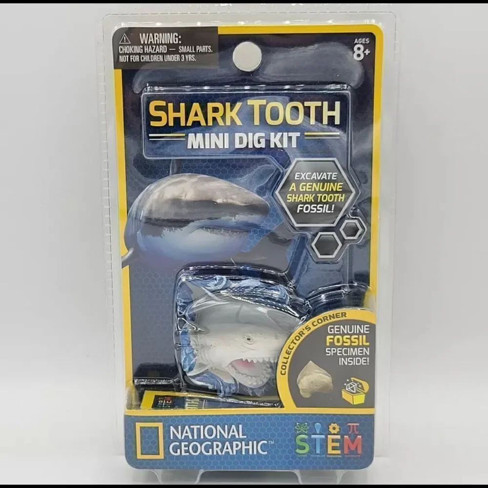 National Geographic 🦈Shark Tooth 🦷 Mini Dig Kit